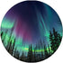 Northern Lights Aurora Borealis Green Purple Phone Stand PopSockets Adhesive PopGrip...