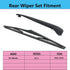 Rear Wiper Blade Arm Set Replacement for Mazda CX-5 2013-2023 Back Glass Wipers, Factory OE Style Rear Windshield Wiper Arm & Wiper Blade L206-67-...