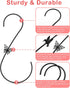 PACETAP Bird Feeders Hanger 12-Inch, 2PCS Metal Hummingbird Feeder Hook, Heavy Duty Plant Hangers Outdoor for Hanging Plants, Bird Feeder, Wind Ch...