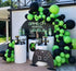Video Game Balloon Arch & Garland Kit- 16 Feet Black Green Balloon Kit for Gamer Party Birthday Party Decoration...