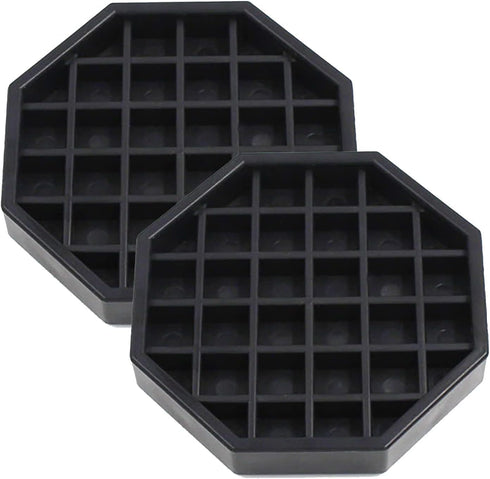Drip Trays 4" Coffee Countertop Octagon Drip Tray Black Plastic Coffee Drip Tray with Honeycomb Grid, Pack of 2 (2 Pcs 4")...