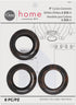 Dritz Home 1" Plastic Curtain Grommets, 8 Sets, Rustic Brown...