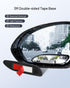 Blind Spot Mirror, 5" Wide Horizontal Viewing Angle, Side Mirror Blindspot Can Up and down Adjustment, Adhesive...