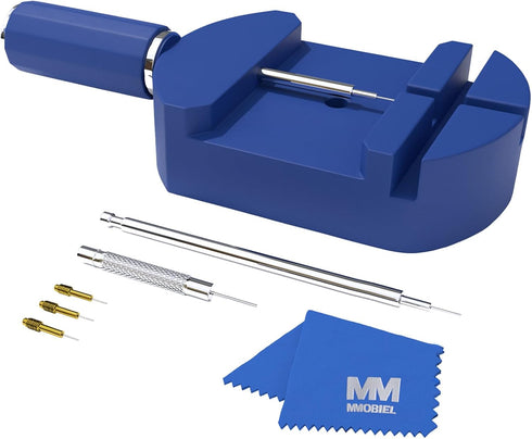 MMOBIEL Watch Band Strap Link Pin Remover Adjust Repair Tool Kit for Watchmakers with Pins Spring Pusher Steel Punch...