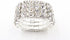WTZ - New Sparkling 4 Row Crystal Rhinestone Stretch Ring...