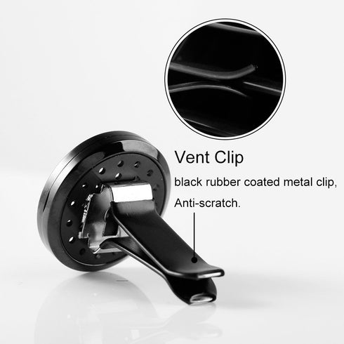 2PCS Tree of Life Car Diffuser Aromatherapy Essential Oil Black Stainless Steel Locket with Vent Clip 12 Felt Pads...