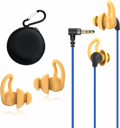 MIPEACE Ear Plug Headphones for Work, Custom-fit Work Earbuds Earphones-Safety Headphones for Construction Industrial...