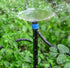 50 Pack Drip Irrigation Emitters Adjustable Irrigation Dripper 360 Degree Full Circle Pattern Water Flow Bubbler with Stake for 1/4 inch Irrigatio...