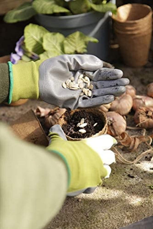 Spear & Jackson SWLGLOVESKEW Kew Gardens Collection Seeding & Weeding Gloves (Pair) - Large...