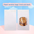 BagDream Bakery Bags with Window Kraft Paper Bags 50Pcs 3.54x2.36x6.7 Inches Tin Tie Tab Lock Bags White Window Bags Cookie Bags, Coffee Bags, Tre...