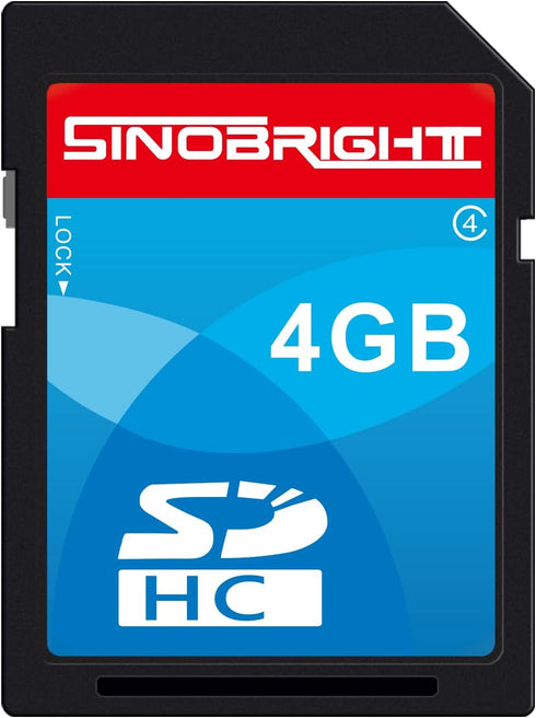 SD Card 4GB SDHC Class 4 Flash Memory Card 4 GB Digital Camera Cards 1Pack...