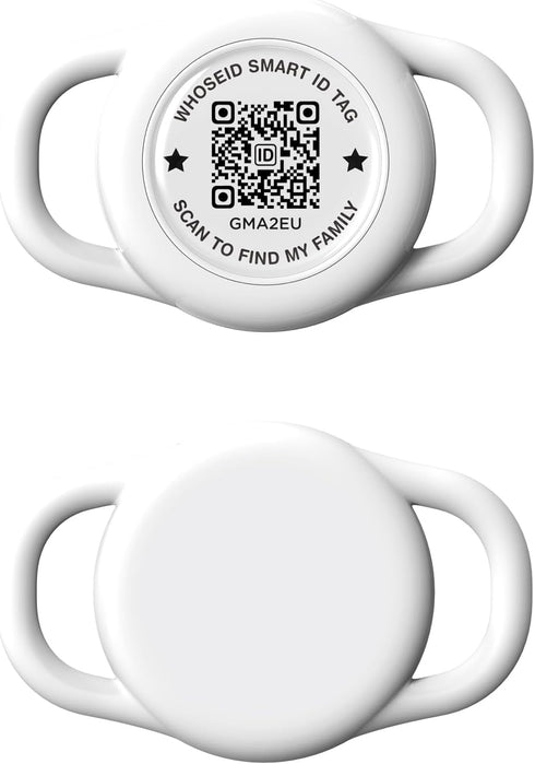 QR Code Airtag Holder, Scan QR Code Send Location Alert Email, Waterproof Full Body Protection Anti-Lost Air Tag Case, Airtag Accessories for Dog,...