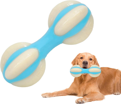 Aggressive Chew Dog Toys, Lasting Dog Toy, Durable Nylon Bone, with Real Bacon pet Toys,Indestructible Bone,Cleaning Teething chewers Dog Toys, fo...