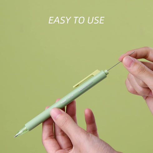 Kaco Mechanical Pencil Set, 5 Pieces Cute Pastel Pencils 0.5mm with 5 Tube HB Lead Refills (5 Pieces - 5 Mixed Color)...