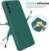 Samsung Galaxy A13 5G (Not for 4G) Case, Liquid Silicone Case with Microfiber Lining Thickening Shockproof Design Soft Gel Rubber Phone Case Cover...