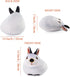 15" Bunny Stuffed Animal, Soft Cute Plushies, Kawaii Rabbit Plush Toys, Throw Body Pillow Decoration Doll Gift for Kids Girls Boys (Light Blue)...