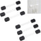 Child Safety Locks (Black) - Set of 6 - Prevents Injury and Opening (Oven) Doors, (Kitchen Sink) Cabinets, Toilet Seats, etc. - No Tools or Screws...