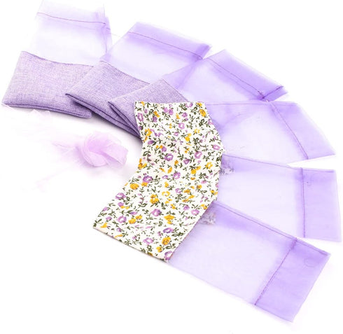 Sachet Empty Bags Linen Fabric Bags Organza Gauze Bags for Lavender, Spice and Herbs...