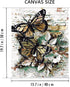 BOMUVI Paint by Numbers for Adults Beginner Paint by Numbers for Adults Butterfly DIY Paint by Number Kits Acrylic Painting Butterfly Paint by Num...
