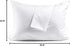 FAUNNA 600TC 100% Cotton Pillow Protectors, Queen Size (20x30), 4 Pack, Oeko-TEX Certified, Hotel Grade Pillow Cover with Silent Zipper, Zip Up Pi...