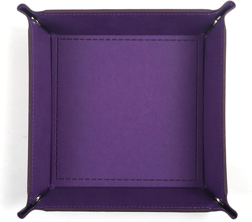 siduater Valet Tray Desktop Storage Organizer – Vegan Leather Catchall Tray Bedside Vanity Tray Nightstand Caddy Holder for Remote Controller, Wat...