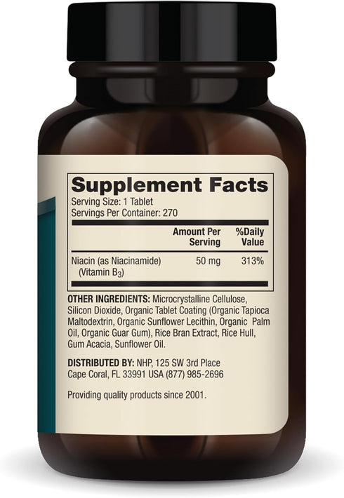 Dr. Mercola Niacinamide Vitamin B3, 90 servings (270 tablets), Dietary Supplement, Mini Tabs, Non-Flushing, Supports Metabolic Health, Non-GMO...