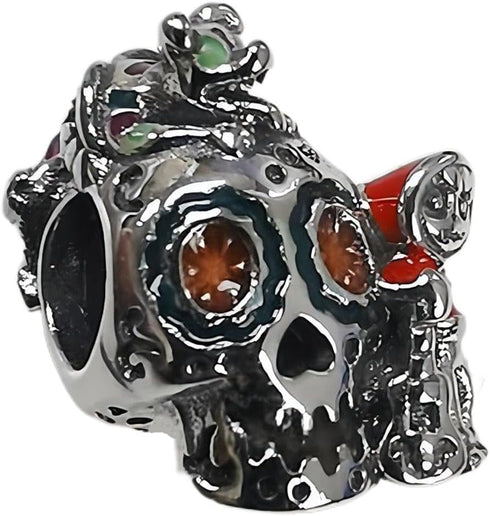 Pixar Coco Miguel & Dante Skull Glow-in-the-dark Charm Fit Women Bracelet Necklaces Fashion Gifts 925 Sterling Silver DIY Jewelry...
