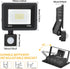 Motion Sensor Flood Light Outdoor, 20W Plug in Motion Sensor Light with 4.9ft Cord, IP66 Waterproof Floodlights with Photocell 6000K Super Bright ...