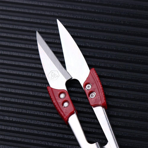 Silver Stainless Steel U Sewing Scissors Clippers, 4.3in Mini Small Snips Trimming Nipper Thread Sewing Cutter for Stitch, Crafts, DIY Projects Cu...