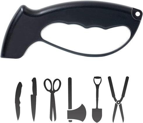 Axe & Machete Knife Sharpener, Handheld Knife & Tool Sharpener, Professional Sharpening Ulu Knife Axe Hatchet Machete, Restore, Repairs & Hone Ser...