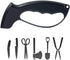 Axe & Machete Knife Sharpener, Handheld Knife & Tool Sharpener, Professional Sharpening Ulu Knife Axe Hatchet Machete, Restore, Repairs & Hone Ser...