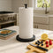 KES Matte Black Paper Towel Holder Countertop, Kitchen Paper Roll Holder Stand with Weighted Base Heavy for Standard or Gaint Rolls SUS304 Stainle...