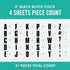 S.E.I 51 Pieces Iron-On Letters: 3 Inch Iron-On Letters for Clothing, Block Fabric Letters for T-shirts, Jerseys, & More (Block Flock, Black)...