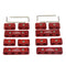 12pc Spark Plug Wire Separator Divider 8mm 9mm 10mm For Racing Car (Red)...
