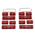 12pc Spark Plug Wire Separator Divider 8mm 9mm 10mm For Racing Car (Red)...