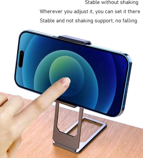 2PCS Upgraded Back Clip Type Metal Phone Holder, Foldable, 360° Rotation, Compatible with All Phones, Portable, Fashionable Desktop Accessory......
