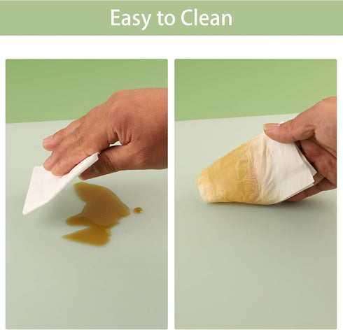 Clear Silicone Mats for Kitchen Counter, 11.8” x 15.75” (1mm) Non-slip Waterproof Countertop Protector Liner, Janeart Non-Stick Baking Mat, Heat R...