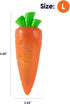 Petstages Crunch Veggies Carrot Dog Chew Toy, Large...