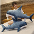 Plush Shark Toy Pillow, 31-inch Giant Shark Plush Animal Toy Super Soft and Cute Pillow Children’s Boys and Girls Room Decoration Bedtime Gift (80...
