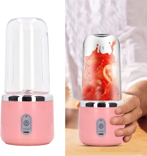 FLEXMAN 300ml Cordless Portable Blender, 6 Blades 22000Rpm USB Rechargeable Personal Blender, Travel Blender with 1500mAh Lithium Battery for Ice ...