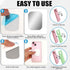10 Pcs Adhesive Thin Metal Plates (Compatible with Magnetic Mounts), Magnet Phone Metal Plate for Magnetic Mount, Metal Plates for Phone Case, Met...
