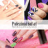 Teenitor Nail Art Brushes,3D Nail Art Paiting Polish Design Kit with 15 Nail Gel Brushes, Nail Dotting Pen 5pcs, 12 Colors Nail Rinestones 10 Adhe...
