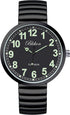 Blekon Collections New Super Large Face Stretch Band Japanese Movement PC21J Fashion Watch (Black/Luminous)...