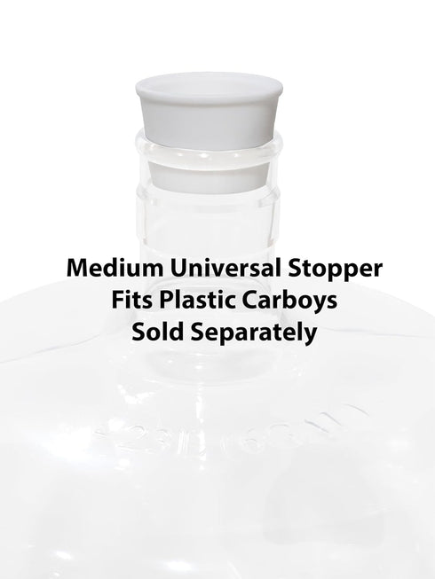 Medium Universal Carboy Bungs-Drilled-Set of 2...