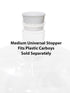 Medium Universal Carboy Bungs-Drilled-Set of 2...