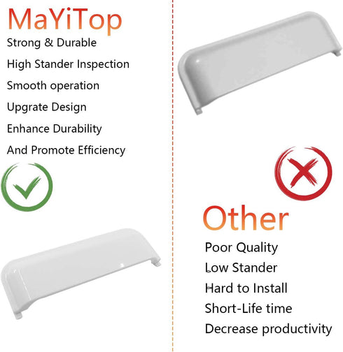 MAYITOP W10861225 Dryer Door Handle Replacement Compatible With Whirlpool And Kenmore Dryer Replace AP5999398 PS11731583 W10714516(1 Pack)