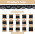 BENECREAT 37.5 Yards 15 Rolls Mixed Black Floral Pattern Fabric Lace Ribbon for Wedding Invitation, Cards, Decorating, Sewing, Hair Bow Making, Gi...
