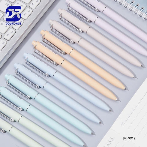 Gel Pens, Office Pens, 12 PCS 0.5mm Black Ink Pens Fine Point Smooth Writing Pens, Ball Point Pens for Journaling, Ink Not Skip, Cute Aesthetic Of...