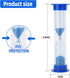 I-MART Plastic Sand Timer Sandglass Hourglass Sand Clock Timer 30 sec, 1 min, 2 mins, 3 mins, 5 mins, 10 mins (Pack of 6)...