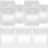 40 Pack Stamp and Die Storage Pockets, Reusable Small Plastic Envelopes Waterproof Sticker Organizer Receipt Holder Photo Storage Folders (5" x 7"...